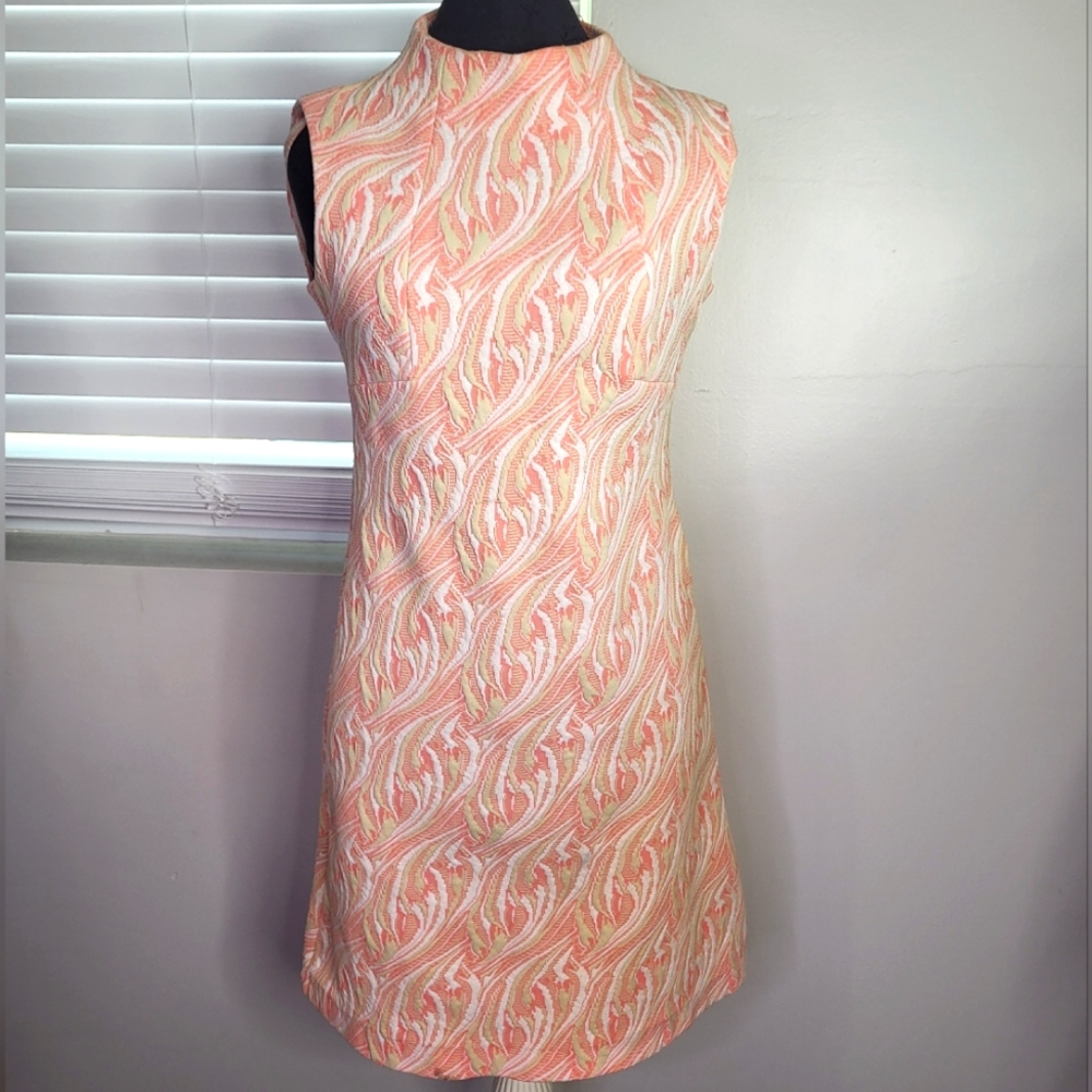 Vintage 60s Psychedelic Wiggle Dress